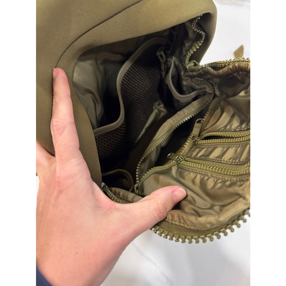 Dagne Dover DAKOTA NEOPRENE Mini BACKPACK Olive Green - Picture 10 of 15